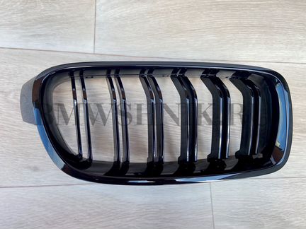 Решётки радиатора на BMW F30. Ноздри