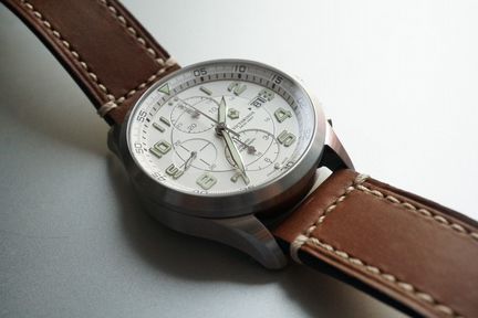 Хронограф пилот Victorinox механика новый