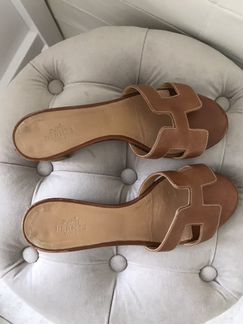 Шлепки Herms оригинал 37