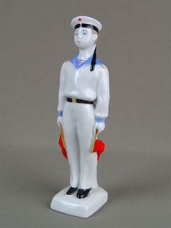 Форфор -статуэтка Л.Ф.З.Моняк Сигнальщик