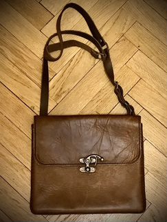 Сумка кожаная 23х27 см