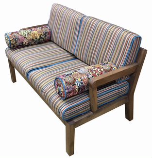 Диван для кафе «Чикаго», рогожка