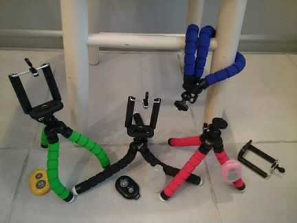 Штатив Трипод Кнопка Bluetooth. Держатель телефона