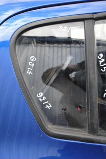 Стекло двери задней правой Hyundai I20 Хендай Ай20