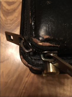 Мужская сумка - барсетка wanlima из нат.кожи - Б/У