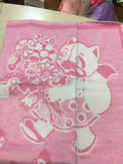 Одеяло детское байковое 100х140