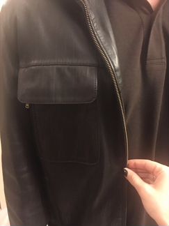 Куртка кожаная новая