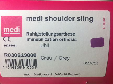 Плечевой бандаж Medi shoulder sling