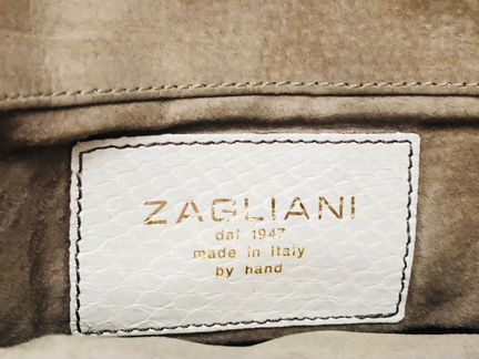 Сумка ручной работы из натурального питона Zaglian