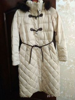Женское пальто-пуховик