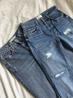 Джинсы mom topshop, bershka