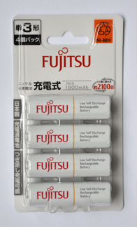 Fujitsu Eneloop AA HR-3UTC(4B) Japan