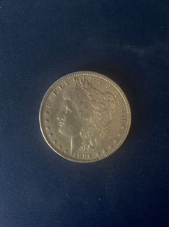 Доллар Моргана 1896 год.Оригинал.Серебро