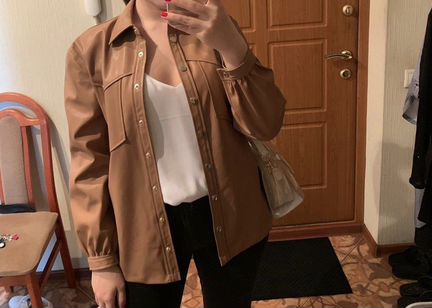 Новая Кожаная рубашка (love republic)