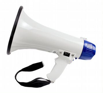 MP-15 + Li - ручной мегафон мощностью 15 Вт