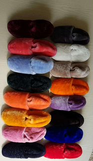 Новые женские тапочки - мех овчины