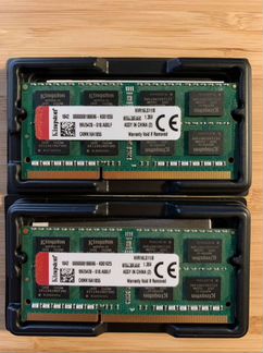Kingston KVR16LS11/8 DDR3L 2 шт