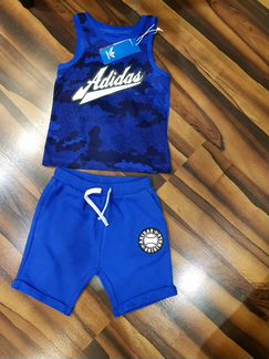 Спортивная майка и шорты Adidas новые 104 р