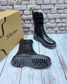 Кожаные зимние ботинки dr.martens (36-40)