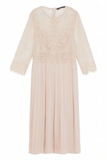 Комбинированное платье zara