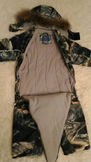 Мембранный комбез с натуральной опушкой