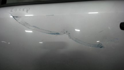 Дверь боковая левая задняя Mercedes C W202, 1995