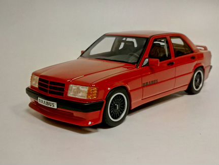 Mercedes Brabus 190E 3,6S W201 Red 1:18 Otto