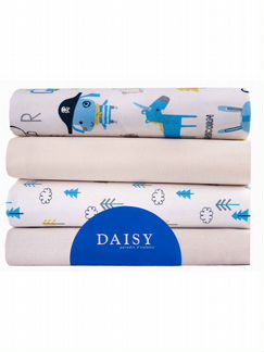 Пеленки Daisy 3 набора перкаль+фланель