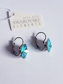 Серьги с кристаллами Swarovski