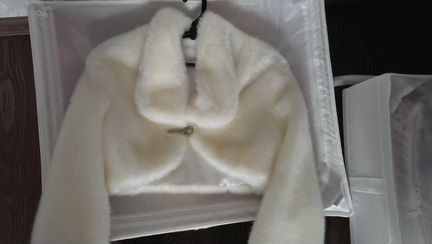 Меховая свадебная шубка