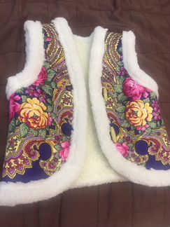 Жилетка для девочки 116-128 размеры
